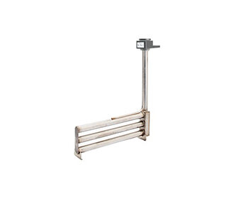 Vertical Stacked L-Shaped Metal Single Tube Immersion Heater